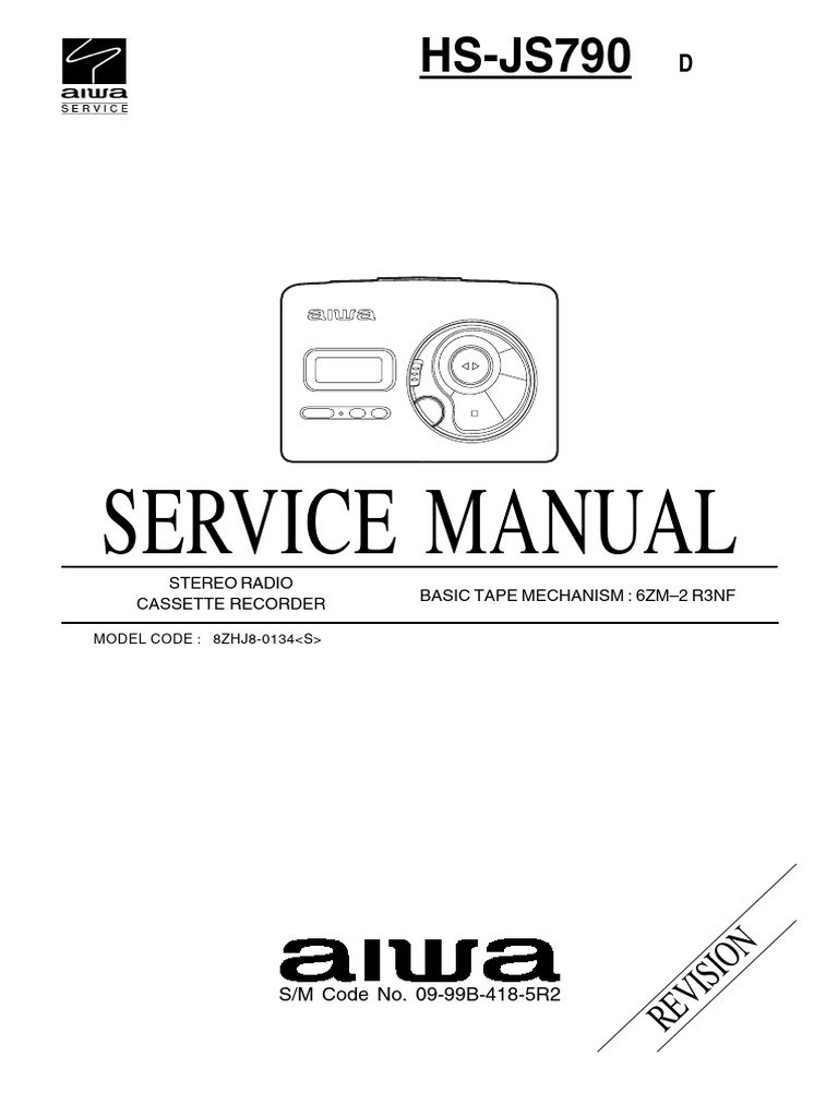 Aiwa Hs js790 Walkman | PDF