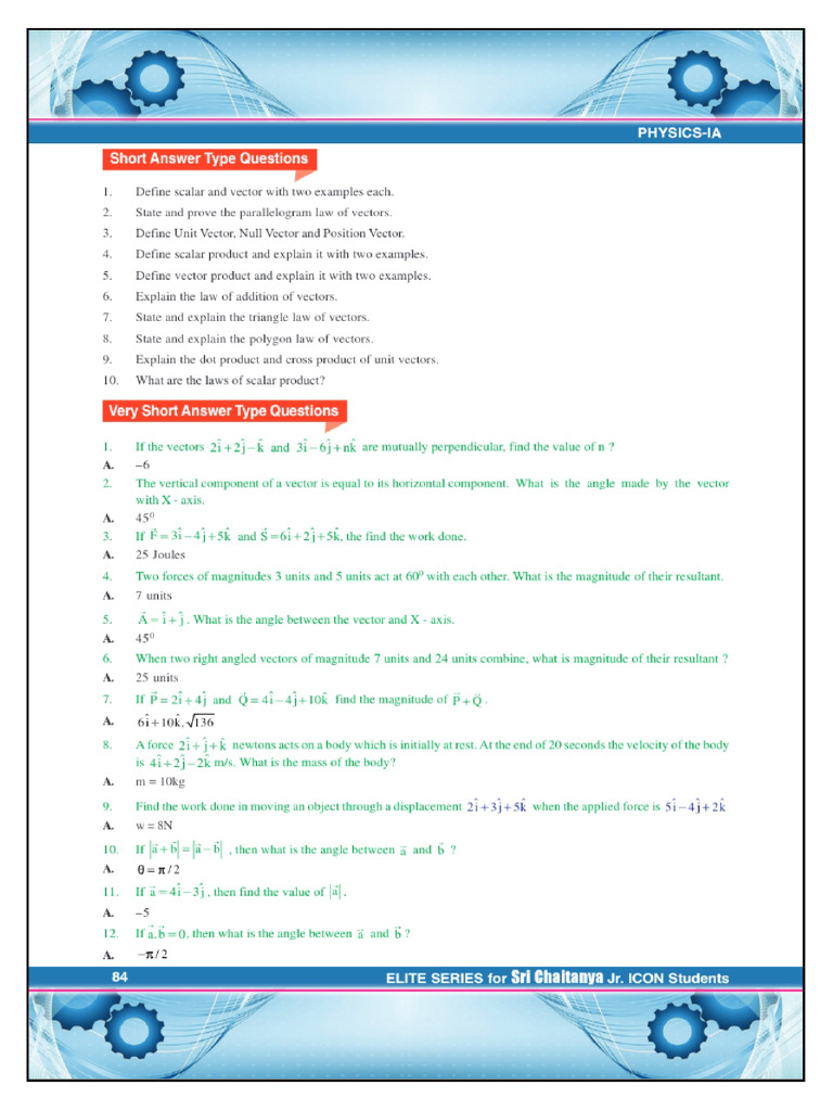 VECTORS | PDF