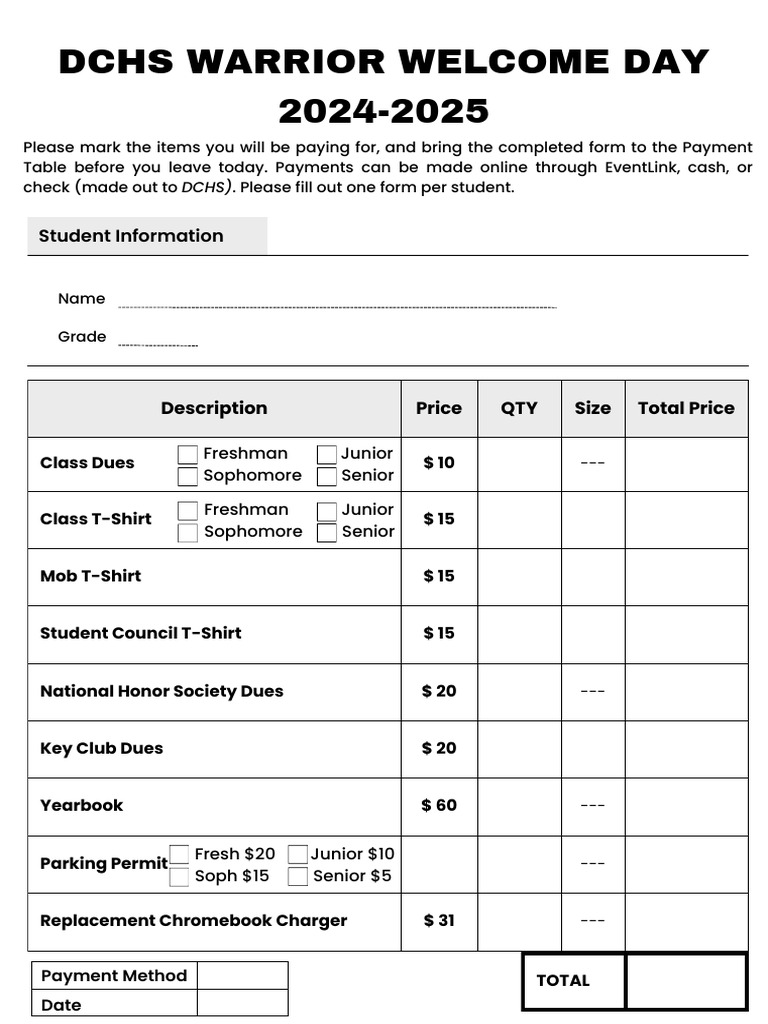 Stop Payment Request for DCHS Fees | PDF