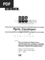 Aston Martin DBS Parts Catalogue | PDF | Auto Racing Organizations