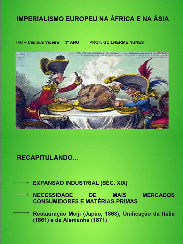 Imperialismo Europeu na África e Ásia | PDF | Europa | Império Britânico