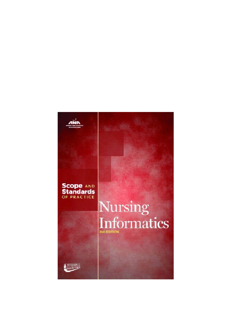 Nursing Informatics Scope and Standards of Practice 2nd Edition ...