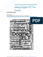 Incorporating Dogme ELT in The Classroom (Handout Version)