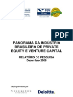 Panorama Da Industria Brasileira de Private Equity e Venture Capital_2008