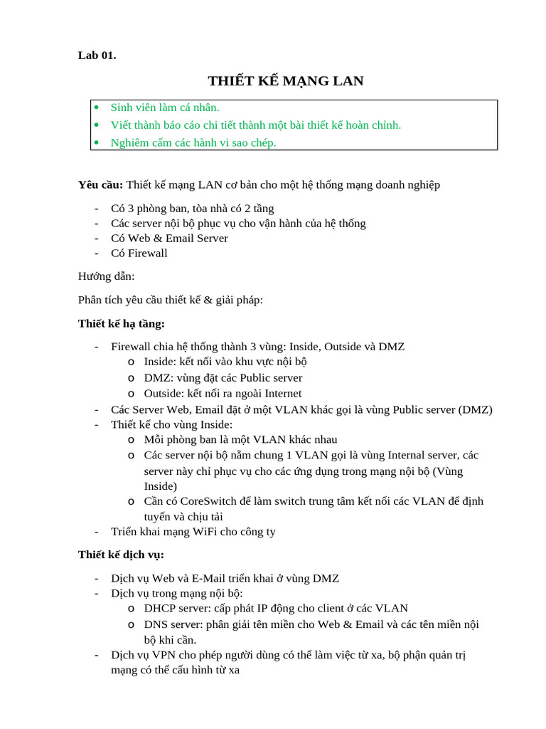 TKM-Lab01-Xay Dung Mang LAN | PDF
