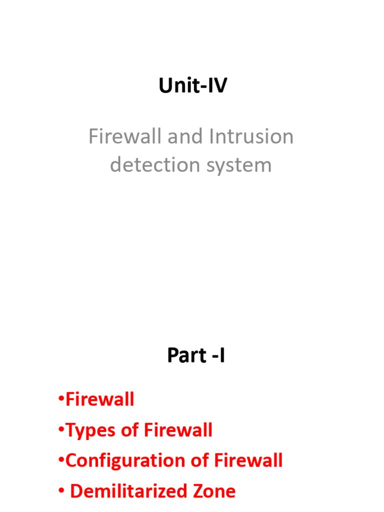 Firewall Types and Functions Explained | PDF | Firewall (Computing ...