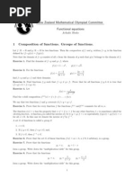 Functional Equations