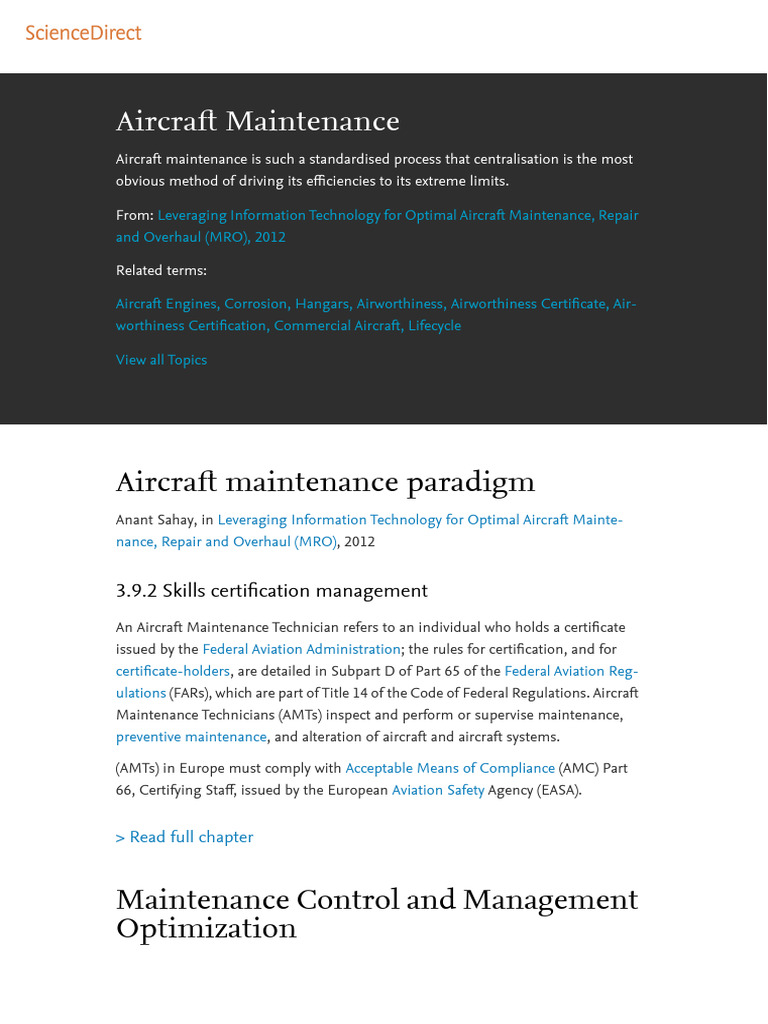 Aircraft visual data 3