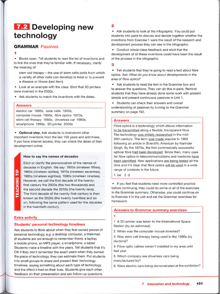 KN Int 7.2 Passives - Key | PDF