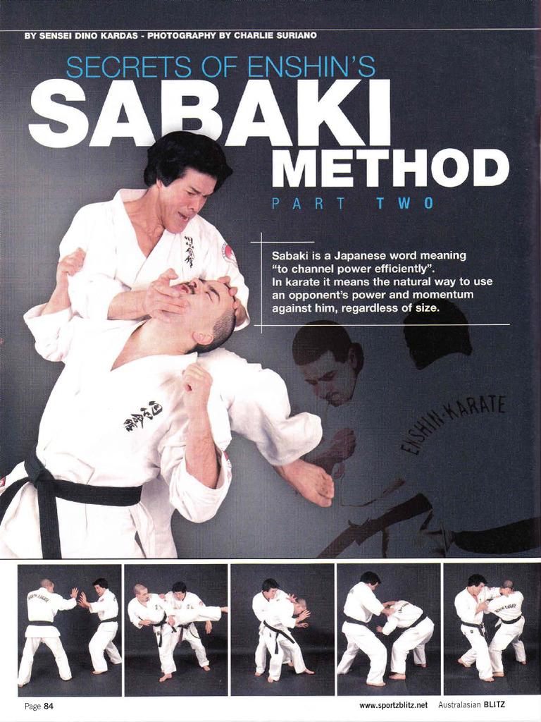Media Articals - Secrets of Sabaki-Part 2 - Blitz Vol17 No6 | PDF | Karate