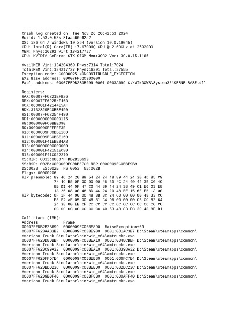 game.crash | PDF | Computer Architecture | System Software