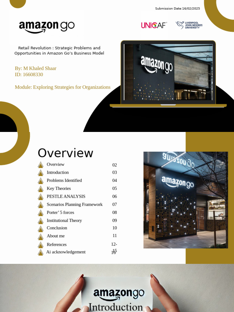 Amazon Go: Strategic Challenges & Insights | PDF | Market (Economics ...