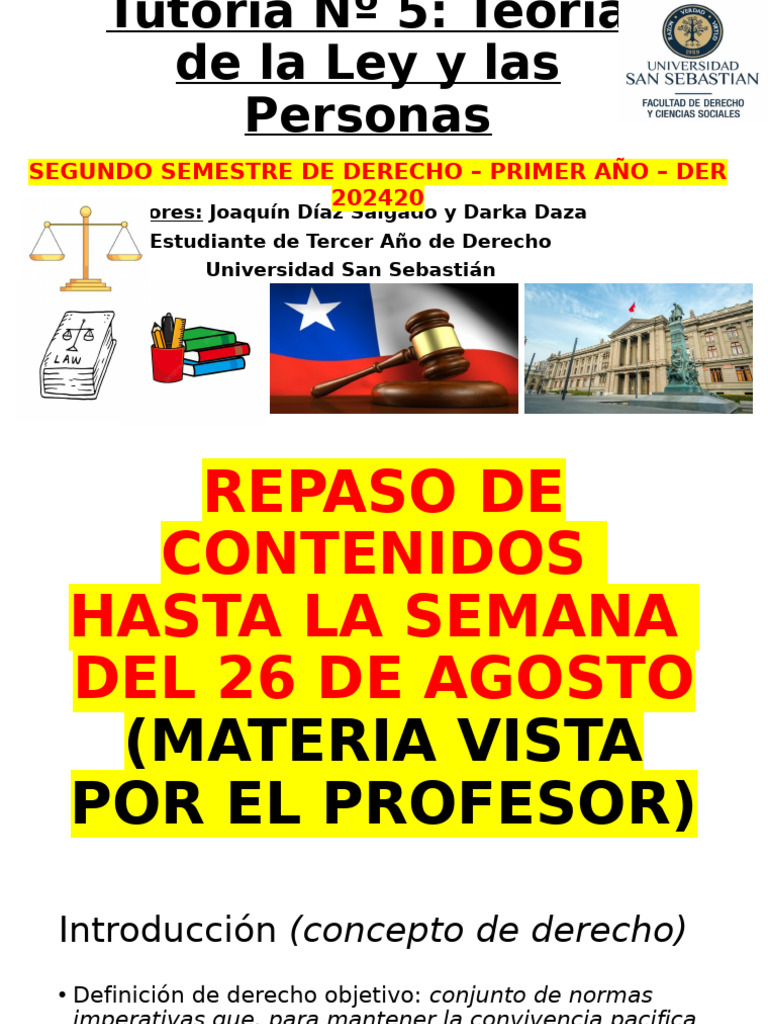Teoría de la Ley y las Personas en Derecho | PDF | Caso de ley ...