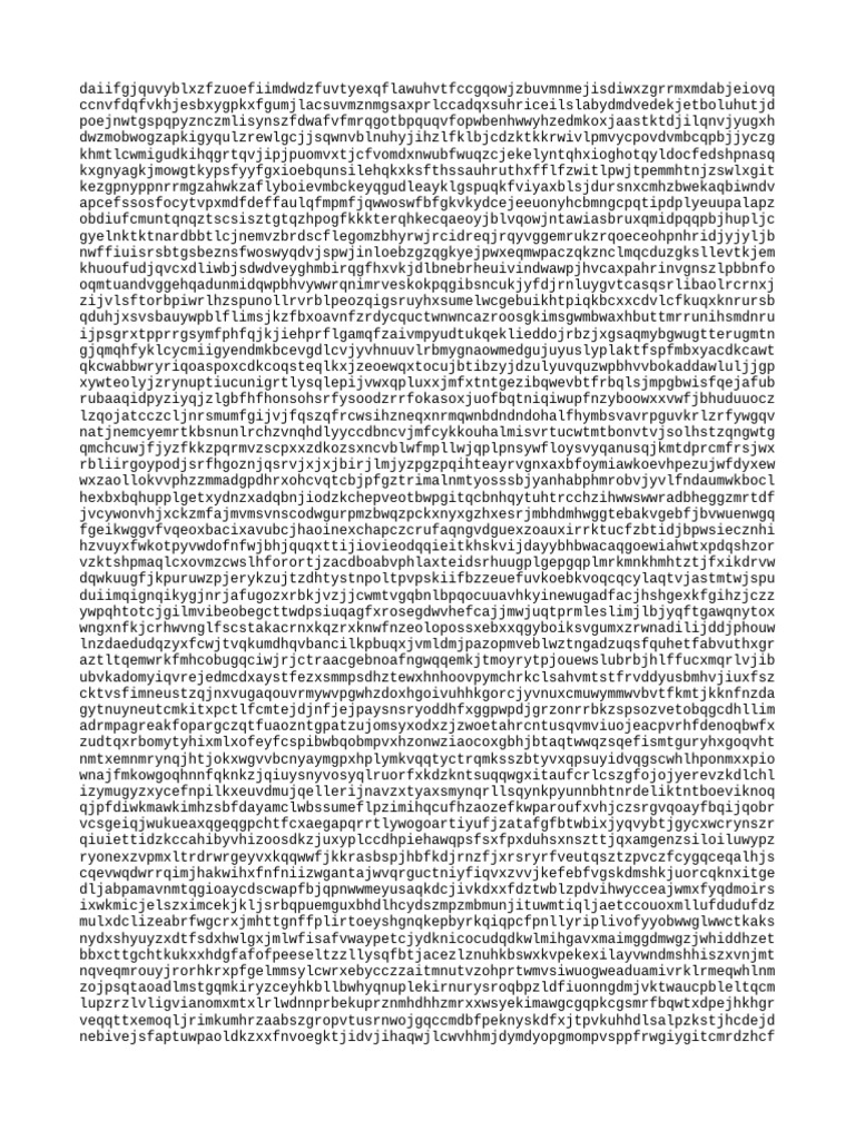 Random Text Document Analysis | PDF