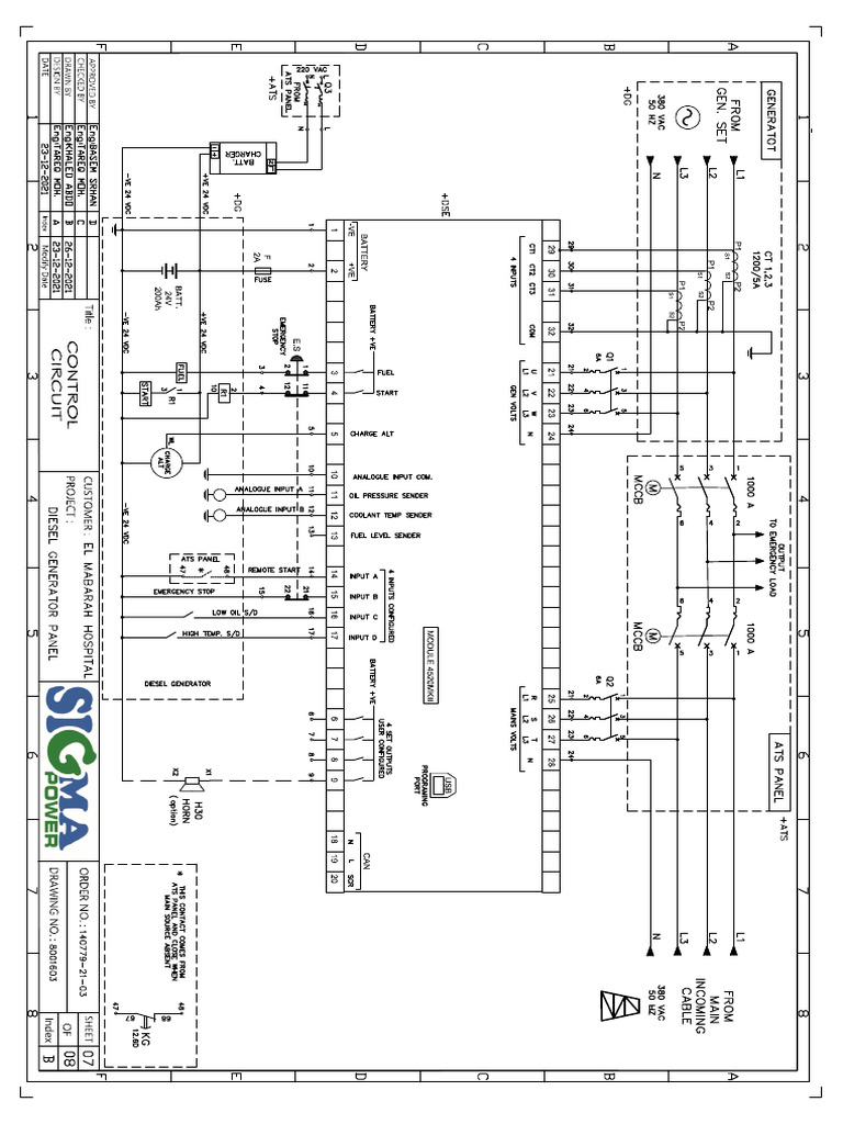 Disel Generator Control | PDF