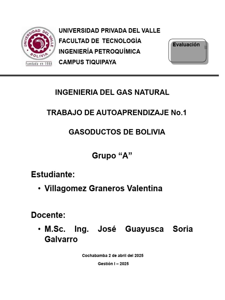 Gasoductos en Bolivia: Infraestructura y Datos | PDF | Ingeniería ...
