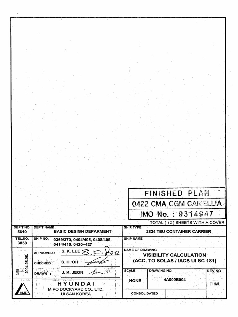 Ship Visibility Calculation Report | PDF | Ships | Warships