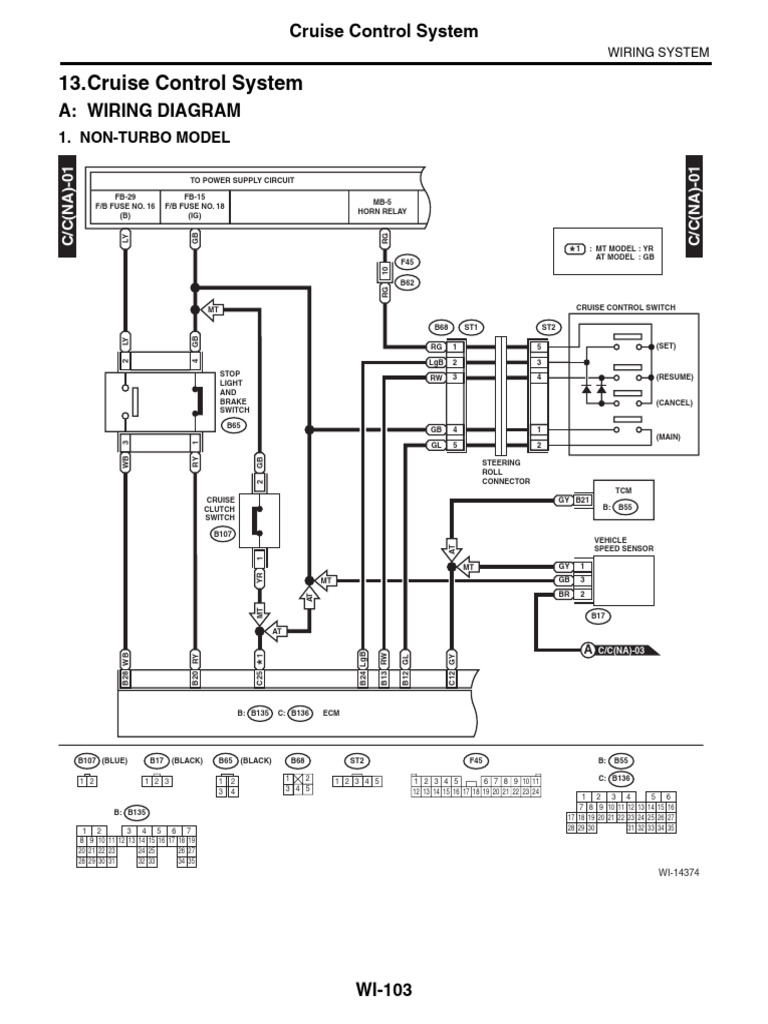 Cruise Control Wiring Diagrams | PDF | Vehicle Parts | Land Vehicles