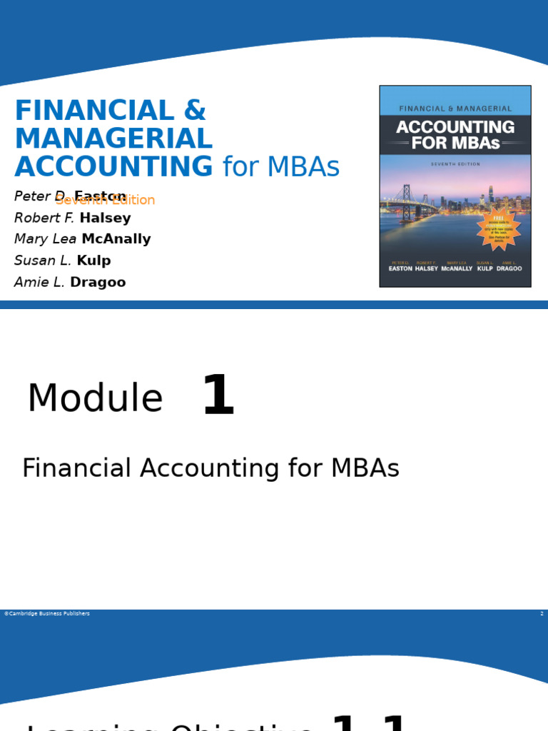 Financial Accounting Insights for MBAs | PDF | Balance Sheet