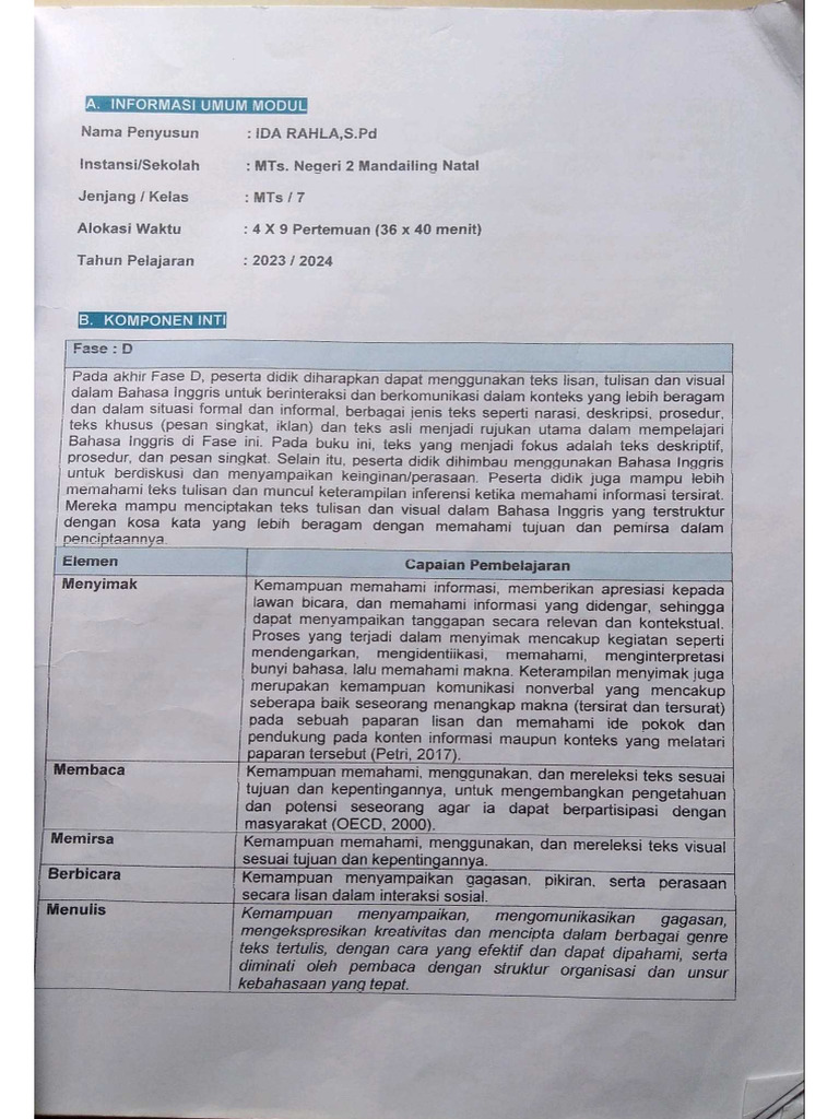 Menyusun RPP | PDF