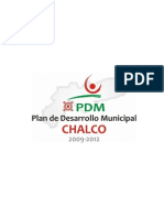 Plan Desarrollo Municipal Chalco