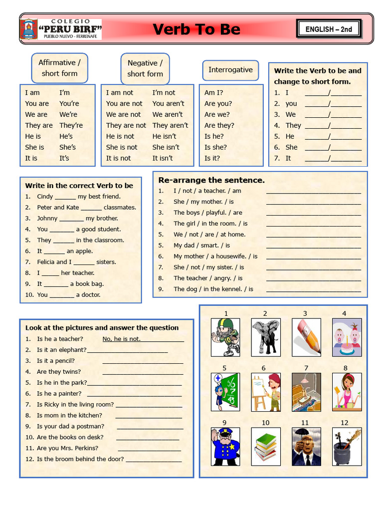 1.1. Verb To Be - Interrogative | PDF | Language Families | Semantic Units