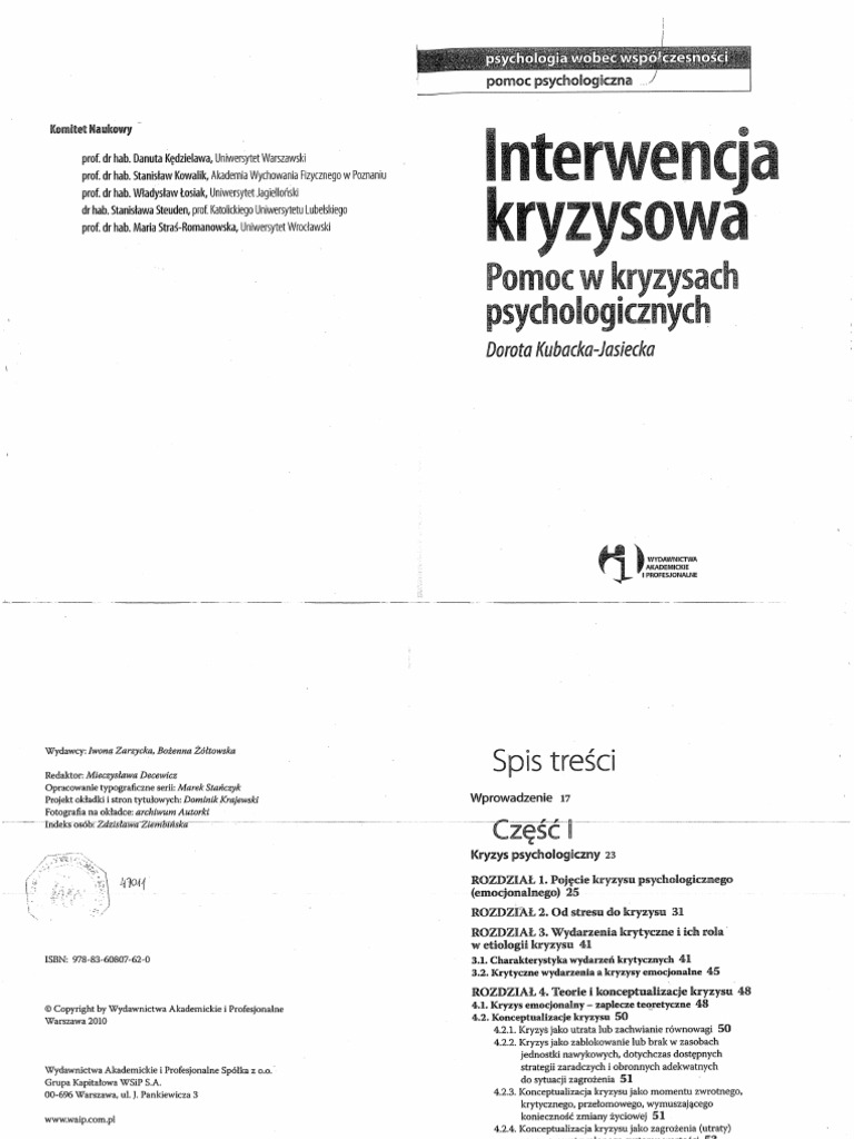 Interwencja Kryzysowa | PDF