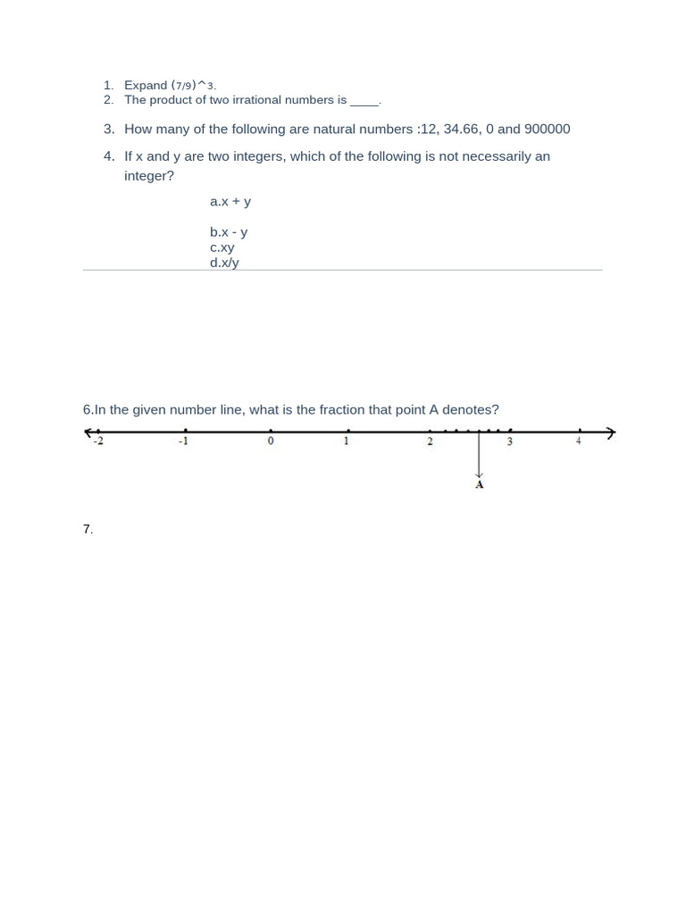 Maths CH 1 | PDF