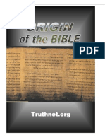 Origin of The Bible