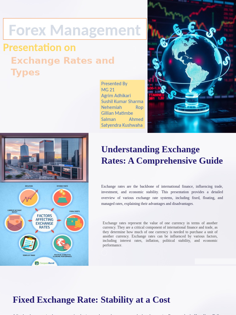 Understanding Exchange Rate Types | PDF | Exchange Rate | Floating ...