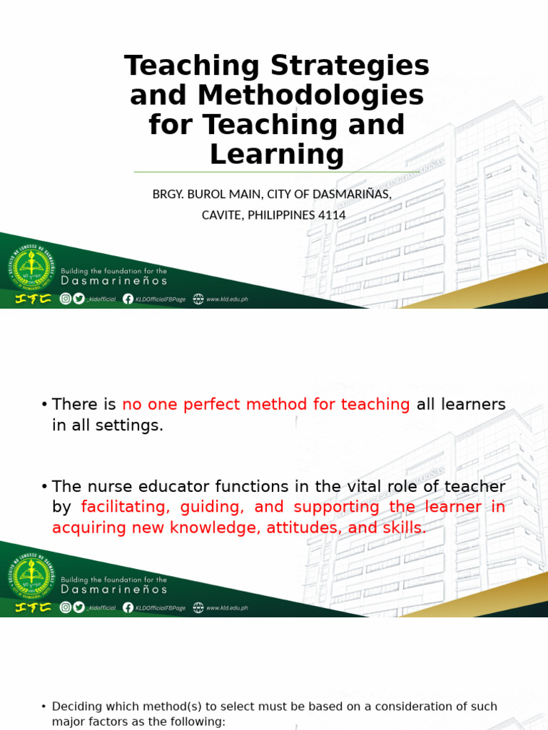 Effective Teaching Strategies for Educators | PDF | Learning | Simulation