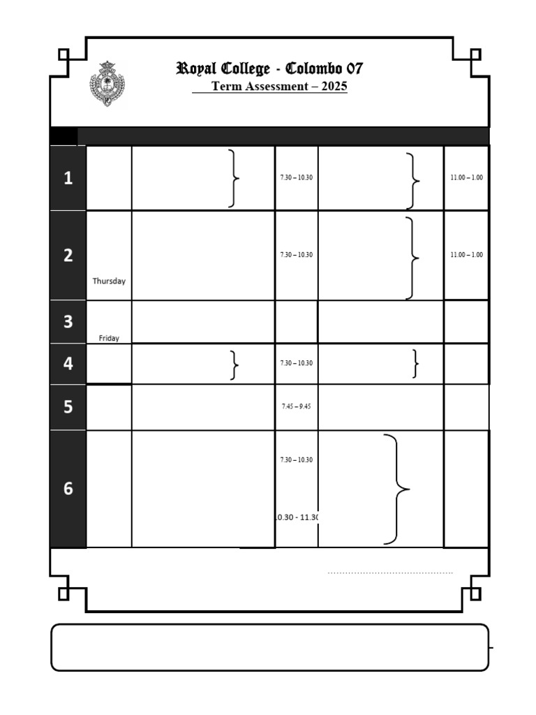 Fist Term Test - 2025. - Grade 10 | PDF