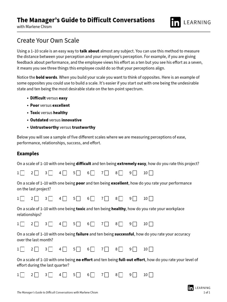 Create Your Own Scale | PDF