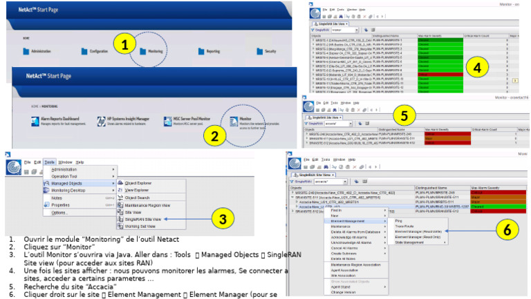 Guide de Monitoring avec Netact | PDF