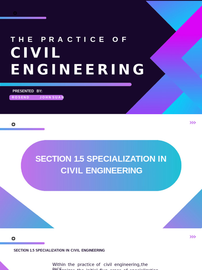 Civil Engineering Specialization Guide | PDF | Engineer | Engineering