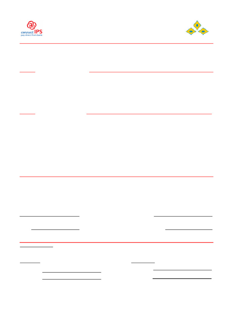 Bank Account Linking Application Form | PDF | Indemnity