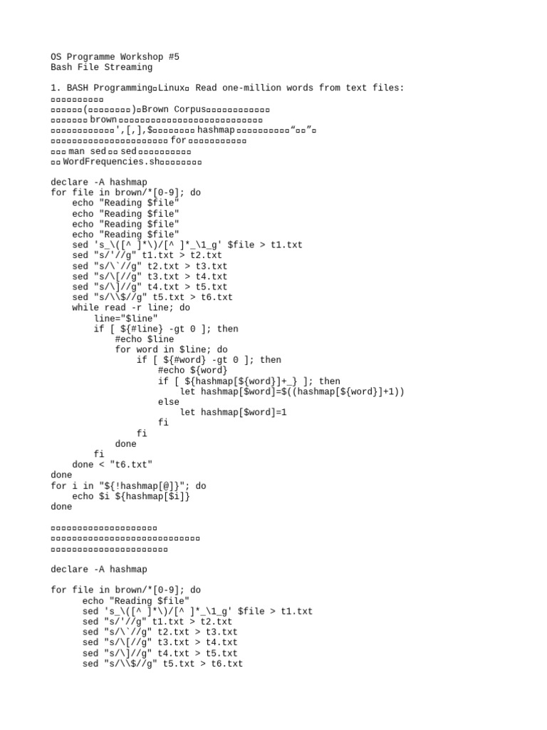 OS Workshop 5 Tutorial | PDF