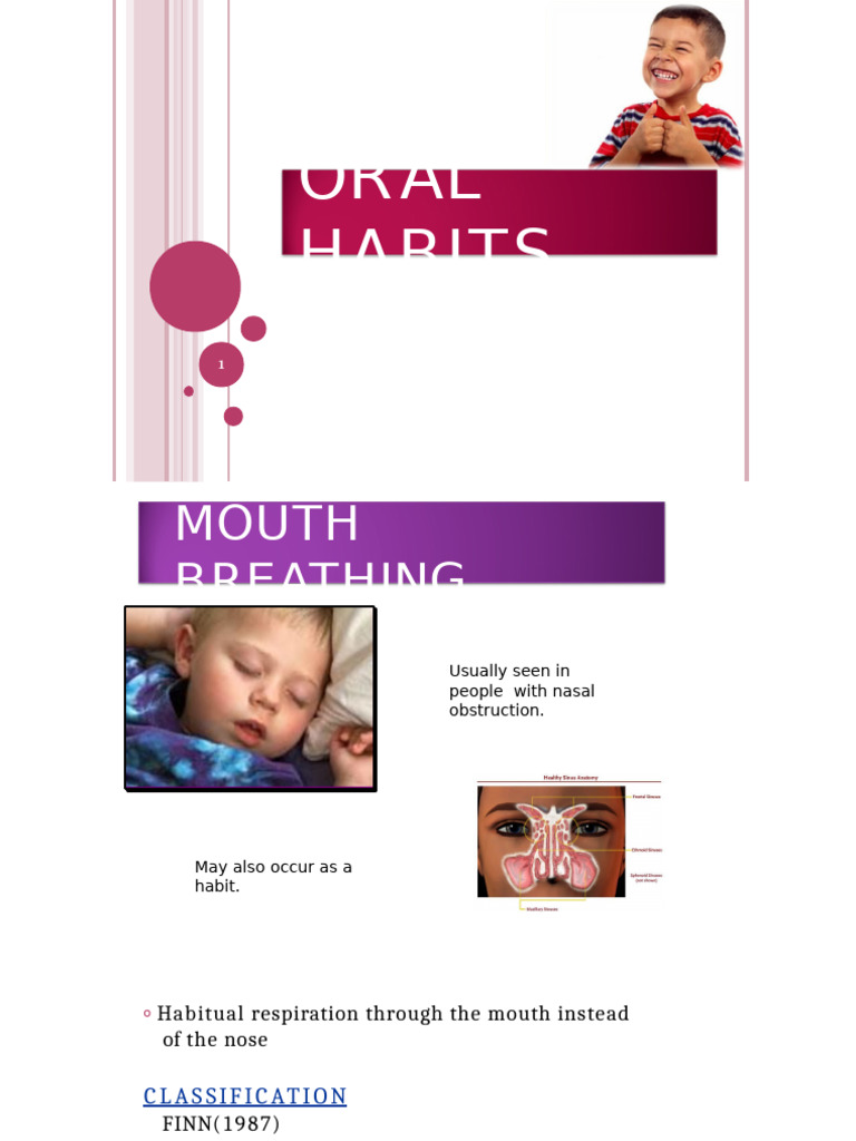 20.04.23 Oral Habits | PDF | Tongue | Mouth