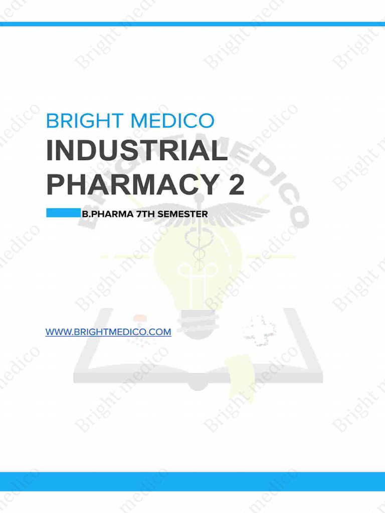 Industrial Pharmacy Unit 4 Overview | PDF | Quality Management | Business