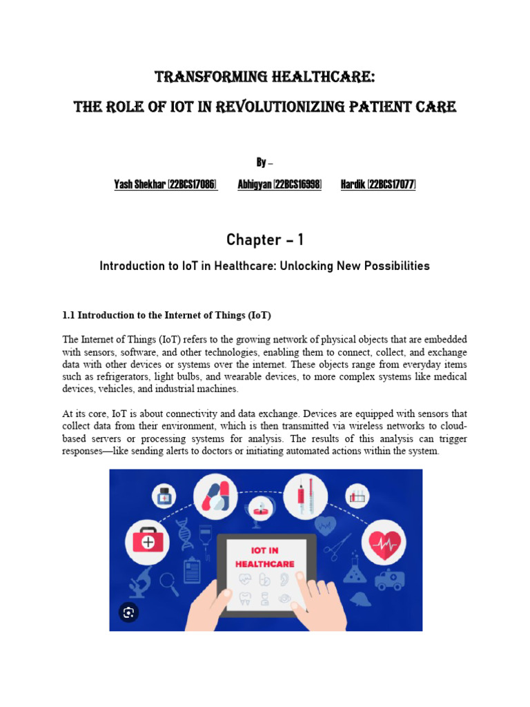 IoT Revolutionizing Patient Care in Healthcare | PDF | Internet Of ...