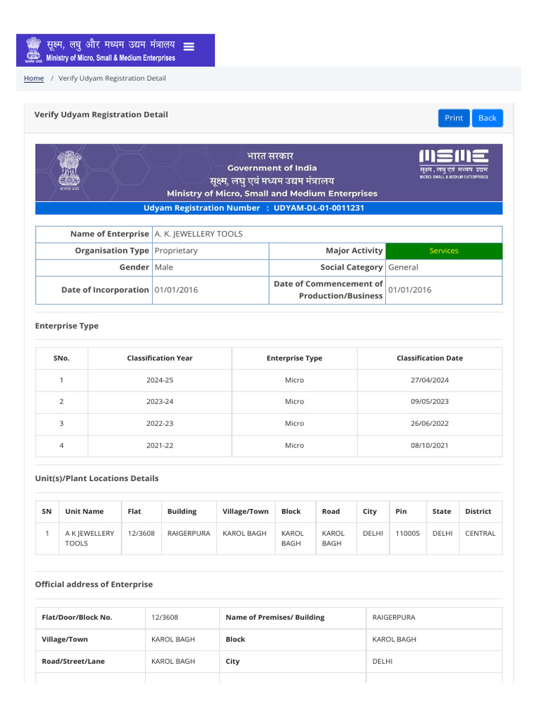 Udyam Registration Zero Cost No Fee and Free Registration of MSMEs