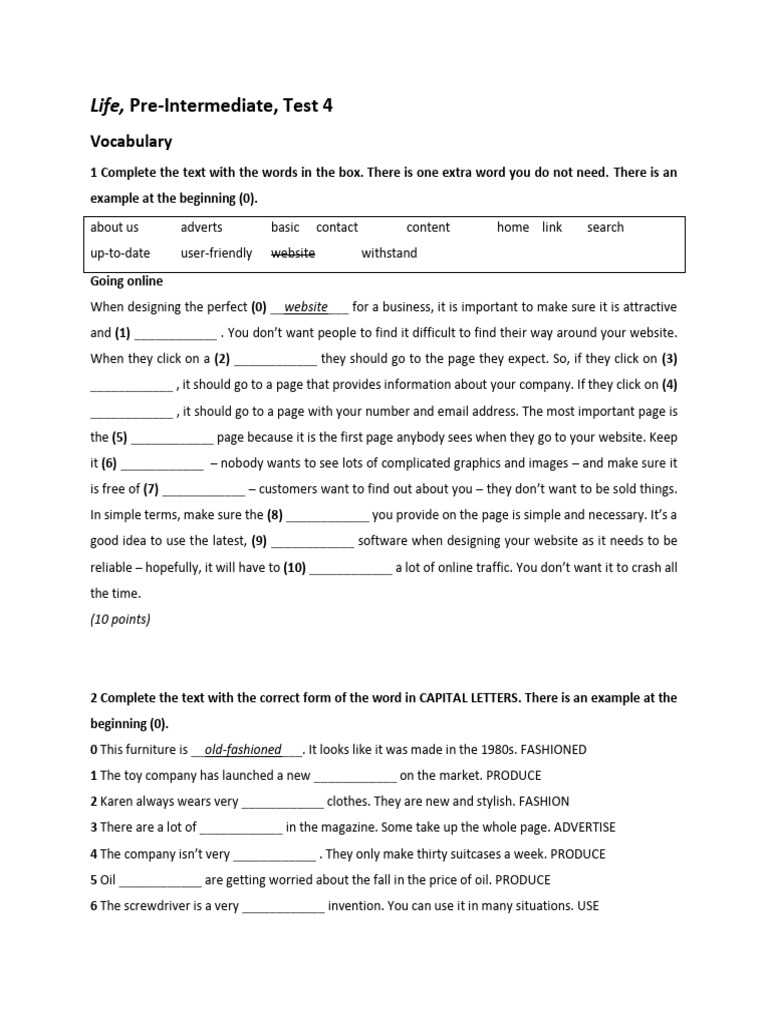 Test 4 | PDF