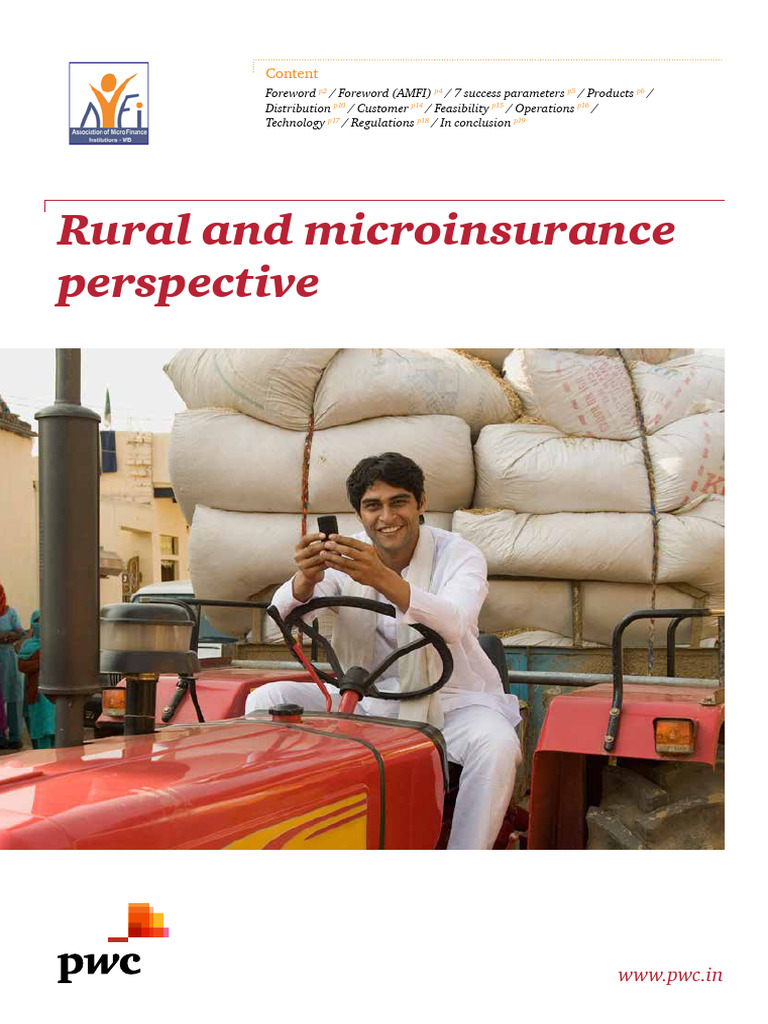 Rural Microinsurance Insights and Trends | PDF | Insurance | Microfinance
