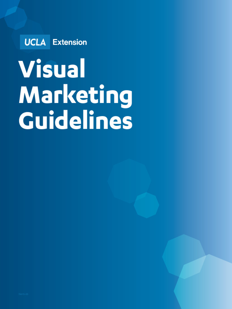 UCLA Extension Visual Marketing Rules | PDF | University Of California ...