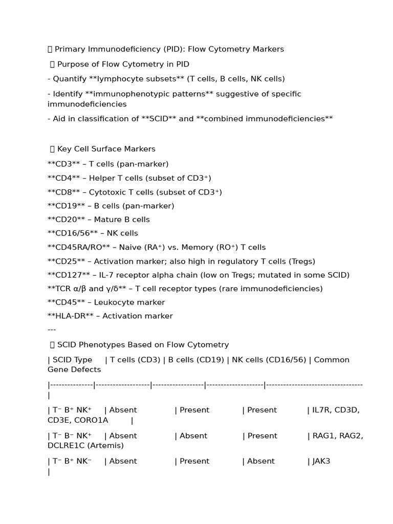 ? Primary Immunodeficiency | PDF