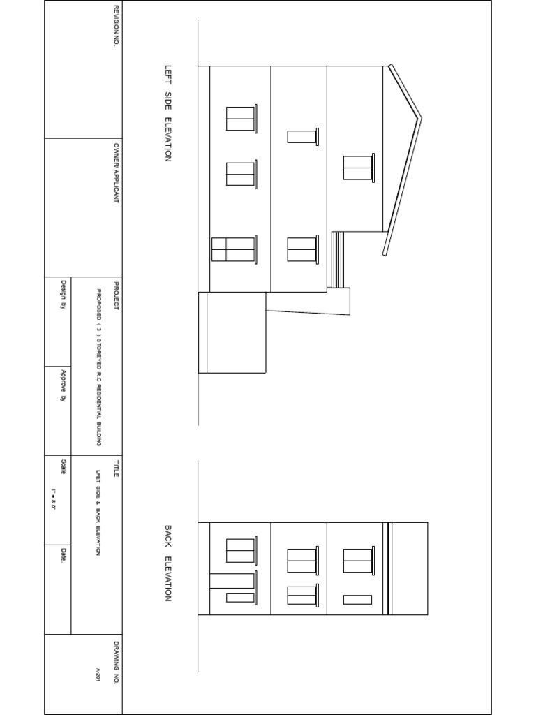 Proposed 3-Storey R.C. Residential Building | PDF