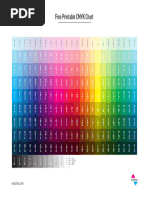 Free Printable CMYK Color Chart | PDF | Light | Computer Graphics