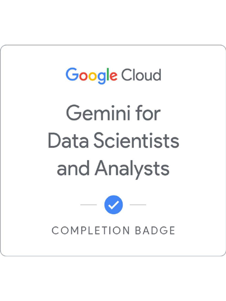 Gemini For Data Scientist and Analyst | PDF