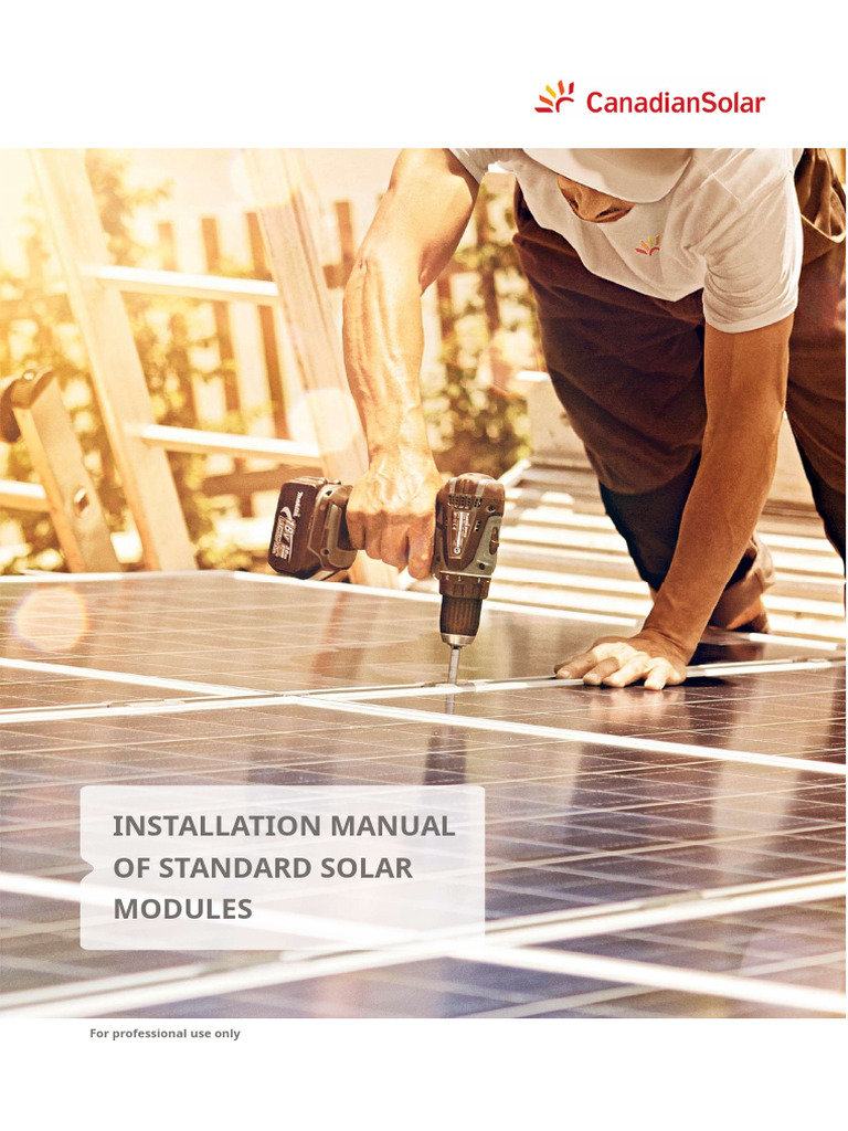 Installation Manual for Solar Modules | PDF | Solar Panel | Photovoltaics