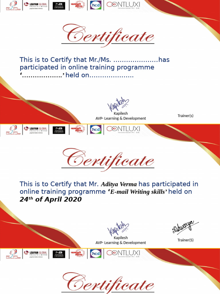 Certificate Master | PDF